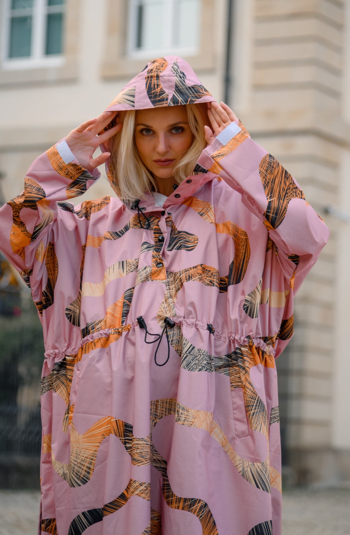Love Pink Women Poncho –