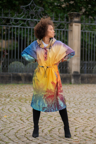 Sunset Women Poncho