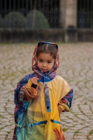 Sunset Kids Poncho